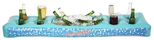 Pop Fix Inflatable Instant Swim Up Bar/Drinks Holder
