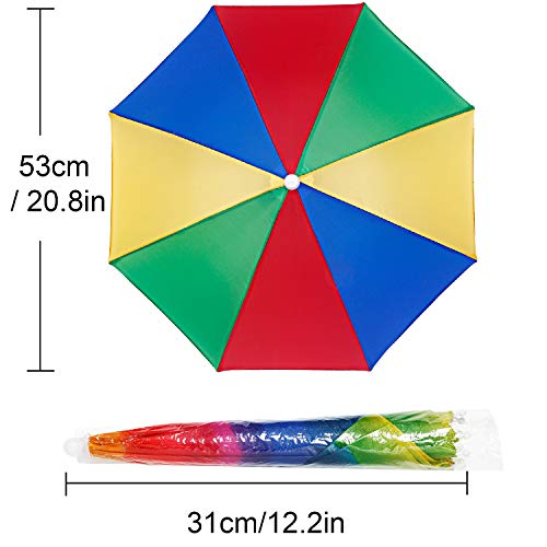 3 Pieces Umbrella Hats Camouflage Fishing Cap Beach Umbrella Headband in - coolthings.us