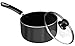 Utopia Kitchen 3 Quart Premium Aluminum Alloy Saucepan with Lid - 8 Inches - Riveted Handle - Multipurpose Use for Home Kitchen or Restaurant