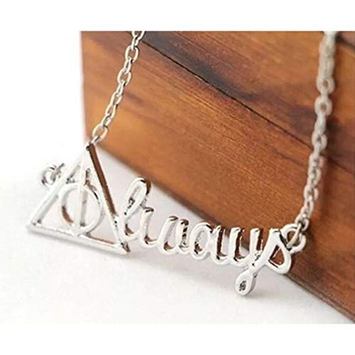 Silver Harry Potter 'Always' Necklace Harry Potter Necklace