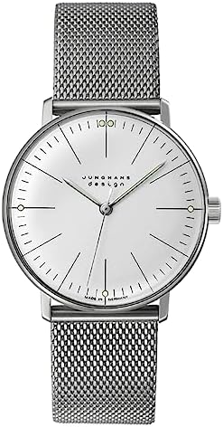 Amazon.com: JUNGHANS Max Bill Hand Wind Reloj analógico con esfera