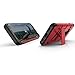 ZIZO Bolt Series for Samsung Galaxy S9 Plus Case Military Grade Drop Tested with Tempered Glass Screen Protector Holster RED Black