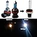 Safego AC 55W H3 HID Xenon Conversion Kit 6000K Diamond White HID Bulbs with 2 Slim Alloy HID Ballast 55 Watt Lights Lamp For Car AC 12V 55W