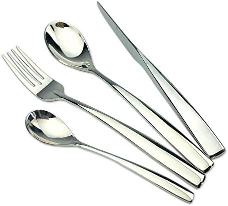 Flatware Sets, Kitchen Cutlery Set, Myogots Premium Stainless Steel Cutlery, 4 Piece: 1 Fork, 1 Knife,Teaspoon and Soup Spoon,Gift Box Package
