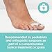 ZenToes Toe Spacers Bunion Corrector for Women and Men, Big Toe Straightener, Double Loop Gel Splint Separator for Correct Alignment of Overlapping Toes