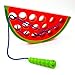 ADSM Montessori Activity Wooden Baby and Toddler Watermelon Toys Kids Travel Learning Game for Plane Car, Baby Early Learning Educational Game Wood Block Puzzles