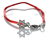 Jewish Lucky Charm Red String Bracelets Star of
