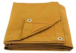 Mytee Products 12' x 20' Tan Canvas Tarp 12oz Heavy