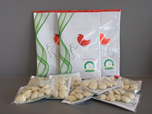 Nuez de la India (2 pack = 24 Seeds) - Authentic, Natural, Safe & Imported Fresh from the Amazons. The Original Nuez de la India, The Best Natural Product for Weight Loss. Controls Your Cravings, Suppresses Appetite, Fat Burner, Detoxes, and Cleanses Your System. An Organically Grown Nut in the Amazons in South America. 100% Satisfaction Guaranteed! (12) Nuez de la India (2 pack = 24 Seeds) - Authentic, Natural, Safe & Imported Fresh from the Amazons. The Original Nuez de la India, The Best Natural Product for Weight Loss. Controls Your Cravings, Suppresses Appetite, Fat Burner, Detoxes, and Cleanses Your System. An Organically Grown Nut in the Amazons in South America. 100% Satisfaction Guaranteed! (12)