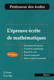 L' épreuve écrite de mathématiques