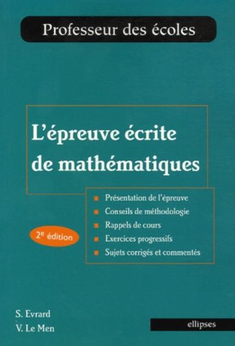 L' épreuve écrite de mathématiques
