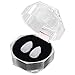 Kangkang@ 2PCS Halloween Party Cosplay Costume Prop Decoration Vampire Dentures Fangs Tooth Horror False Teeth Size 13mm with Case