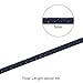 PH PandaHall 4.4 Yard 5mm Round Folded Bolo PU Braided Leather Cord Bolo Tie for Necklace Bracelet Jewelry Making Black