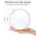 Gotofine 7X Magnifying mirror with suction cups, Use for Makeup Application - Tweezing and Blackhead/Blemish Removal- with 2 Suction Cups and Hanging Hole for Easy Mounting, Clear & Transparent