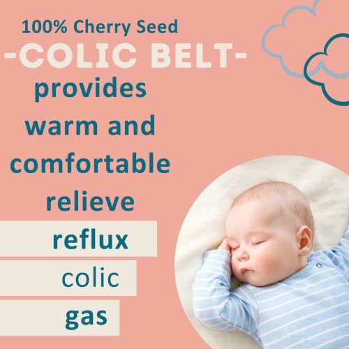 Baby Colic and Gas Relief for Newborns -%100 Cherry Seed - Heated Tummy