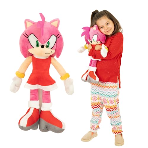 Sonic Amy Rose Girl Anime Kids Bedding Super Soft Plush Cuddle Pillow Buddy, On…