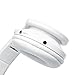 Over-ear Headphones, YOOHOG Wireless Bluetooth Earphones with Microphone, Foldable Headphones with 3.5mm Audio Cable for IOS and Android Smartphones (White)