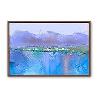 Framed Canvas Wall Art Color Abstract Canvas Prints Home Artwork Decoration for Living Room,Bedroom - 16x24 inches