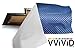 VViViD Auto Emblem Vinyl Wrap, Navy Blue Carbon Fiber, Compatible with Chevy Bowtie Logo 11.8 Inches x 4 Inches Sheets (x2)