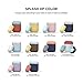 elago Duo Silicone Case Compatible with Apple AirPods Case 1 & 2, Premium Protective Silicone, Supports Wireless Charging, 2 Caps + 1 Body [ Peach, Medium Grey + Jean Indigo ]