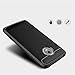 Moto E4 Case,Moto E 4th Generation, Mustaner Carbon Fiber Shock-Absorption Flexible TPU Rubber Soft Silicone Full-body Protective Cell Phone Cover for Moto E4 USA Version /XT1768(Black)