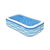 COOYES Inflatable Pool, Swimming Pool for Kids 118″ X 72″ X 20″ Full-Sized Inflatable Kiddie Pool for Outdoor, Garden, Summer Water Party