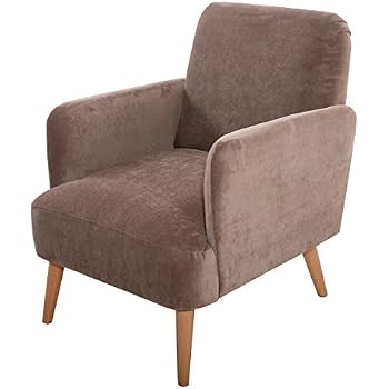 Modern PU Accent Arm Chair – Single Sofa Seat For Living Room (30x30x35)