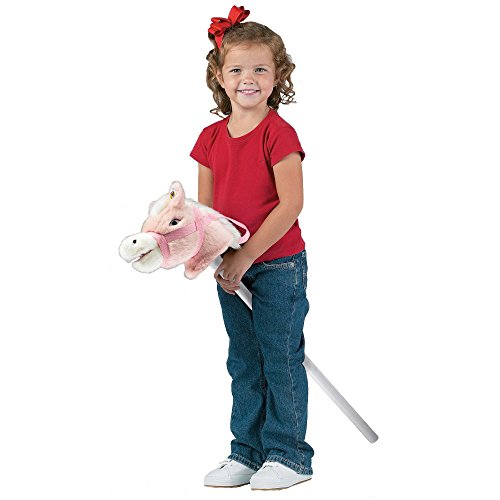 Rockin' Rider Pink Stick Pony Ride-On - Thumbnail 2