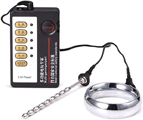 stewarted Funny Cat Tail bu-tt to-y plu-g Electric Shock Therapy P-énis Ring Lock Uréthral Horse Eye Stimula-Tion Electro C-ock 45mm Plu,Vibrea-dors Women Rechargeable se-x Product Remote Contr