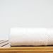 Bare Cotton Luxury Hotel & Spa Towel 100% Genuine Turkish Cotton Hand Towels, White, Piano, Set of 6