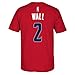John Wall Washington Wizards Men's NBA Adidas Player Red T-Shirt