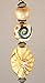 Sweep of Prairie Wheat Cream Lampwork Glass Ceiling Fan Pull Chain
