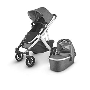 UPPAbaby VISTA V2 Stroller – JORDAN (charcoal/silver/black leather)