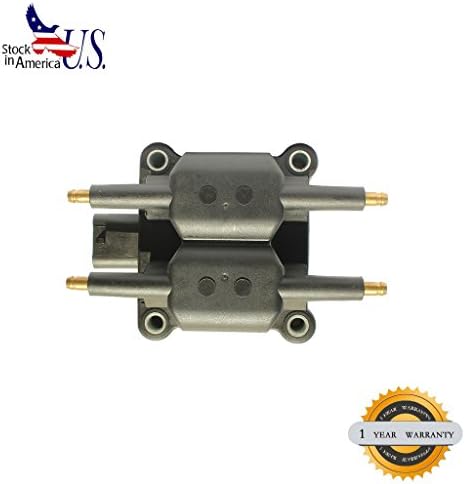 DEAL AUTO ELECTRIC PARTS Set of 1 Ignition Coil Compatible With Cirrus Sebring Avenger Caravan Neon Stratus Talon Eclipse Breeze Neon Voyager 2.0L 2.4L L4 Replacement For UF125 UF126