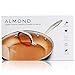 Nonstick Ceramic Copper Frying Pan: Non Stick Skillet with Glass Lid - Round Aluminum Saute Pan For Gas, Electric and Induction Cooktops - 10 Inches