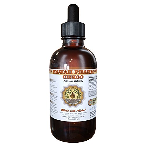 Ginkgo Liquid Extract, Organic Ginkgo (Ginkgo Biloba) Tincture 2 oz