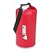 SWAGA – Dry Sack Waterproof Bag – Protection from Elements – Window for Phone – Adjustable Shoulder Strap – Designed to Float – Red–10L