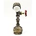 Y-Nut Industrial Steampunk LED Desk Lamp, Iron Piping Loft Style Vintage Antique Light, Retro Desk Lamp, Alfred Night Light LL-007-WW