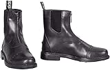 TuffRider Kid's Baroque Front Zip Paddock Boots with Metal Zipper