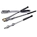 Ibeauti 5pcs Magic Wand Makeup Brush Set Eye Eyeshadow Blending Brushes Cosmetic Makeup Tool Kit (Black)