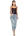 Blooming Jelly Women's Sexy Halter Criss Cross Bandage Camisole Spaghetti Strap Tank Top (S)