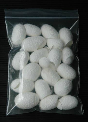Silk Natural 50 Cocoon for Facial Massage & Scrub From Thailand