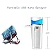 ABESTSUN Facial Steamer Handheld Ultrasonic Humidifier Nano Sprayer Beauty Hydrating Water Portable Facial Body Steamer Nano Face Cleaning Power Bank,Battery Capacity 2600mAh
