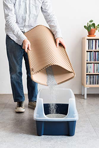 BlackHole Litter Mat 27 x 18 inch Long Cat Litter Mat (Beige)