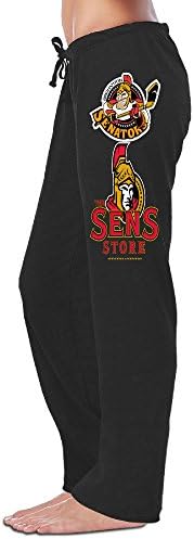 Women's Binghamton Senators 100% Cotton Sweatpants Black Size M