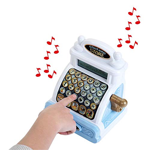 Theo Klein 9309 Vintage Cash Register , Nostalgic Cash Register with Charming Sound Modules , Calculator Function , Toys… – Bild 7