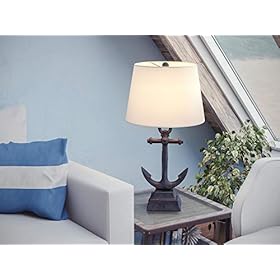 Kenroy Home 32297WBZ Aweigh Table Lamps, Medium, Weathered Bronze 41gwYBFYyXL