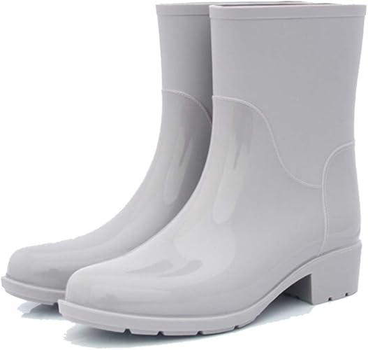 Amazon イグル レディース レインブーツ ロング ローヒール おしゃれ ロング丈 レジャー 梅雨 ファッション 無地 クッション やわらかい 防水 履きやすい 通学 通勤 ガーデニングレインブーツ 軽量 レインシューズ 雨靴 長靴 アウトドア