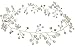 Jaciya Crystals Wedding Headband Bridal Headpieces for Bridesmaid and Flowergirls, 19.7 inches Hair Vine and Headpiece Pearls Silver Hair Accessories for Women (Silver)