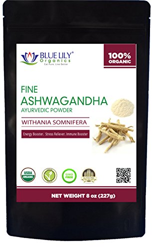 Blue lily organics ashwagandha root powder - certified …